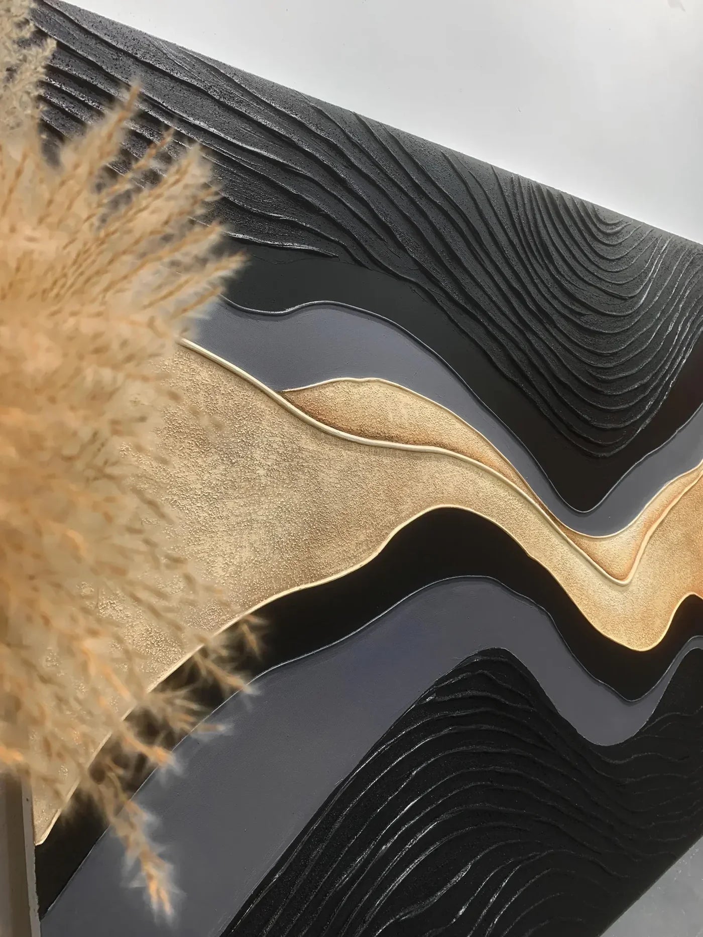 Textured Wave Fluid Art | Opulent Grace