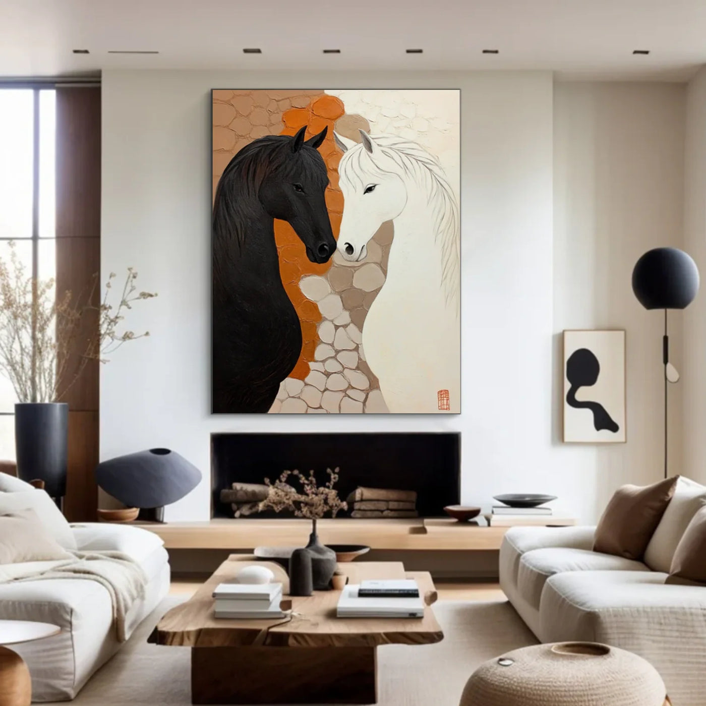 Abstract Horse Animal Wall Art #DL057