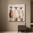 Abstract Portrait Textured Wall Art #PB024