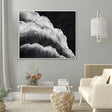 Black and White Minimalist Textured Wall Art #MT071