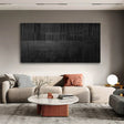 Black Minimalist Textured Wall Art #MT030