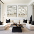 Ocean & Sky Textured Wall Art Set of 2 #MO029