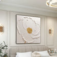 Flower & Tree Textured Abstract Wall Art #SF045