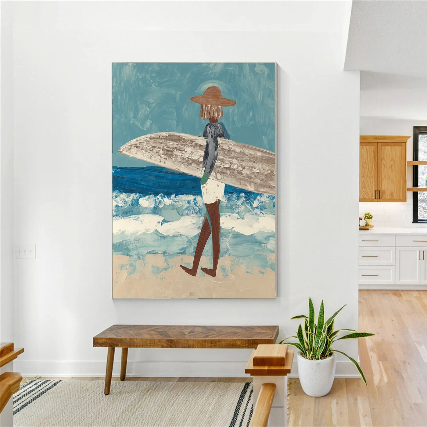 Abstract Portrait Wall Art #PB022