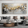 Flower & Tree Textured  Abstract Wall Art #SF066