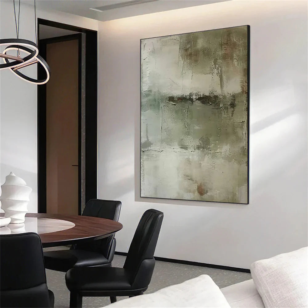 Green Abstract Wall Art  #AT073