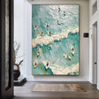 Surfing Sport Art Textured Canvas #PT046
