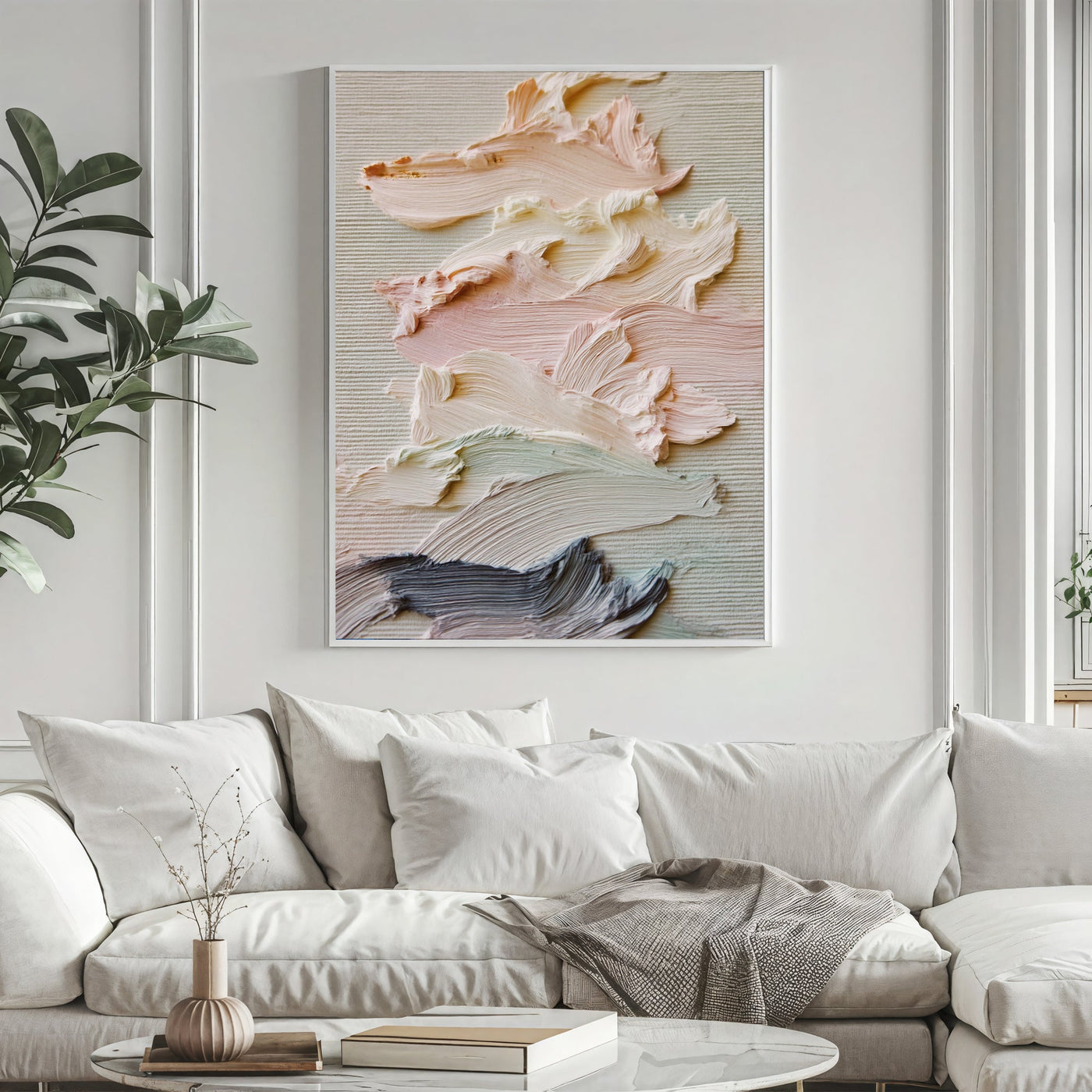 Textured Pastel Undulation | Muted Chromas