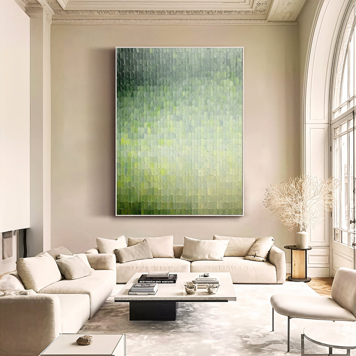 Textured Verdant Opulence | Green Gradients