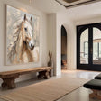 Abstract Horse Animal Textured Wall Art #DL007