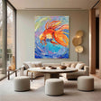 Abstract Goldfish Animal Wall Art #DL063