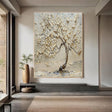 Textured Canopy Radiance | Ivory Bough