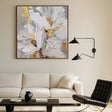 Flower & Tree Textured Abstract Wall Art #SF052
