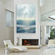 Ocean & Sky Abstract Wall Art #MO063