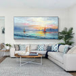 Ocean & Sky Abstract Wall Art #MO062