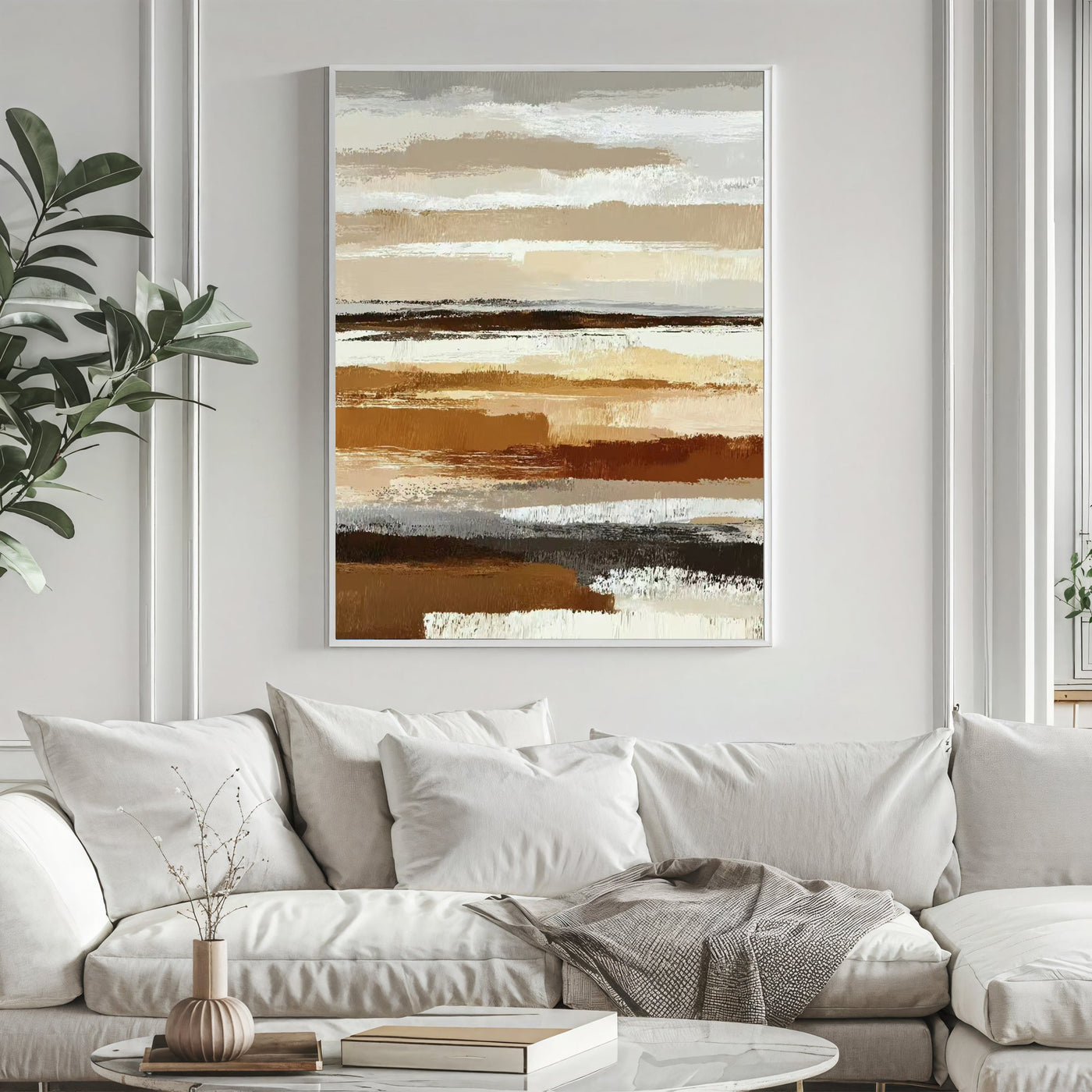 Textured Terracotta Undulations | Ashy Hues