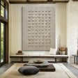 Beige and Brown Abstract Texture Wall Art #AT085