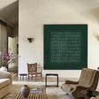 Green Minimalist Textured Wall Art #MT021