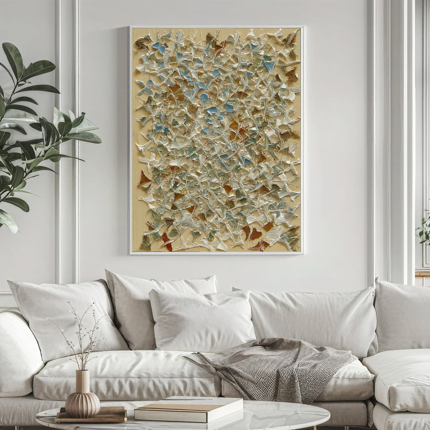 Textured Ginkgo Opulence | Mellow Hues