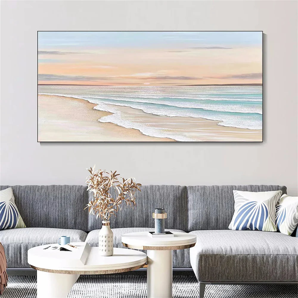 Ocean & Sky Textured Wall Art # MO009