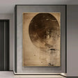 Beige and Brown Abstract Wall Art  #AT113