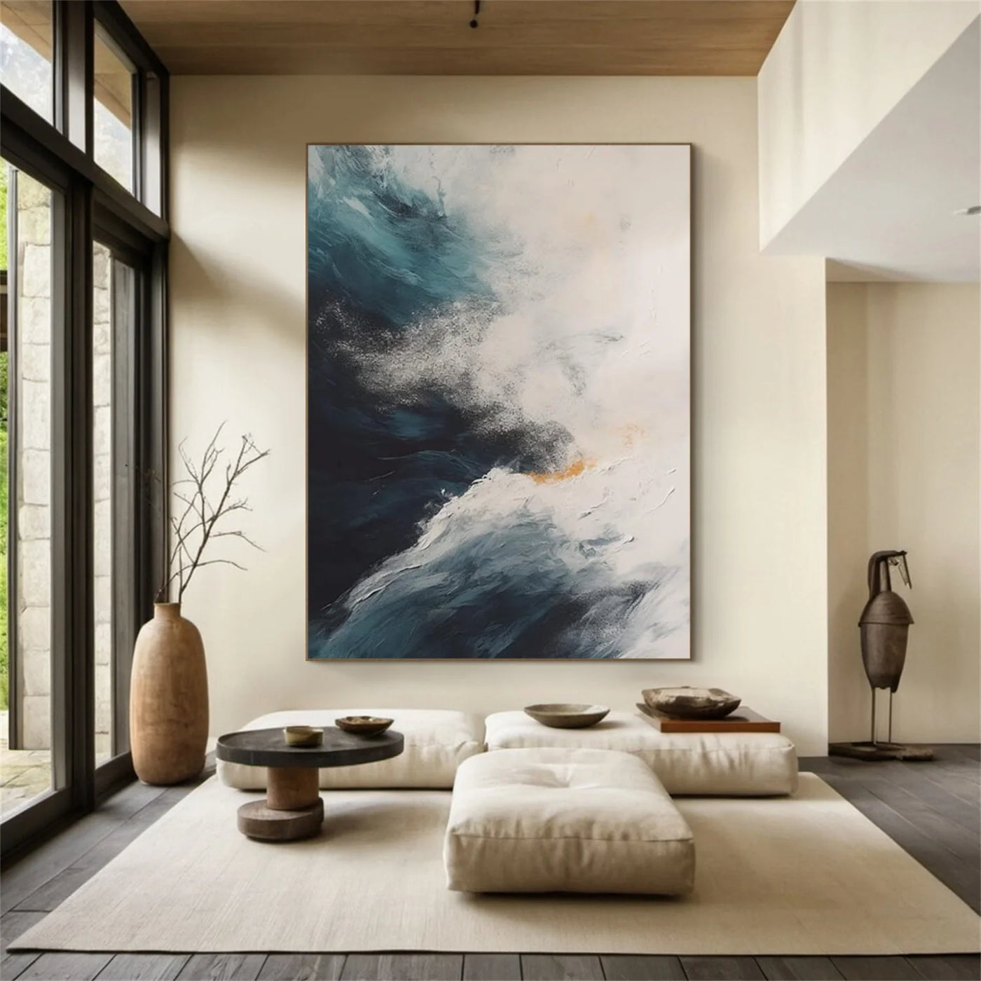 Ocean & Sky Abstract Wall Art #MO105