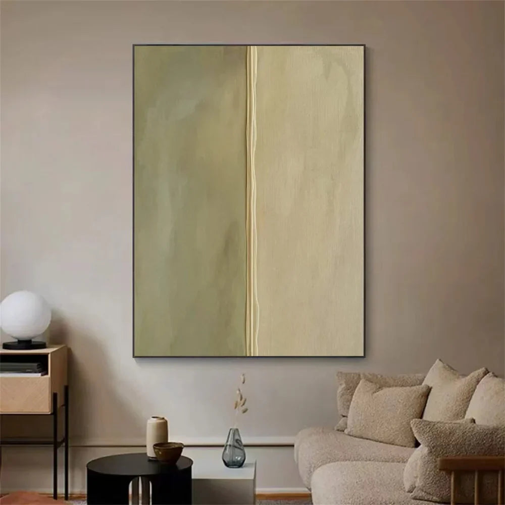 Green Minimalist Textured Wall Art #MT001
