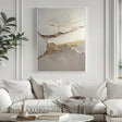 Textured Cracked Layers | Gray Gold
