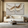 Ocean & Sky Textured Wall Art Set of 2 #MO074
