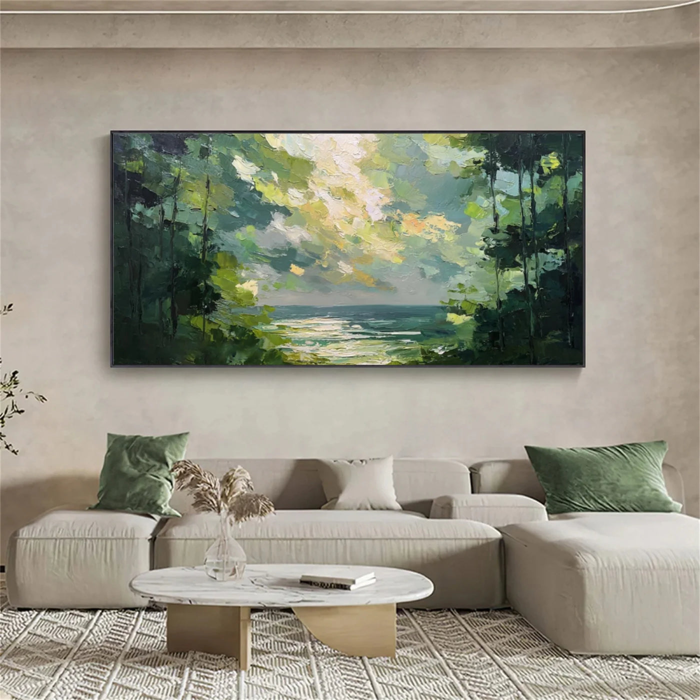 Flower & Tree Abstract Wall Art #SF062