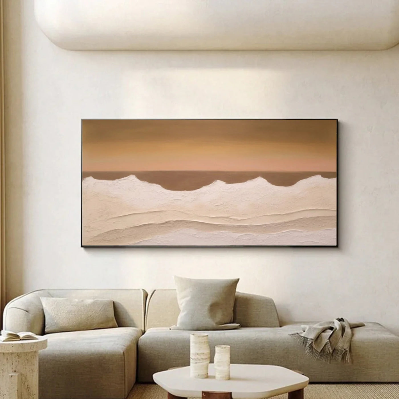 Ocean & Sky Textured Wall Art #MO109