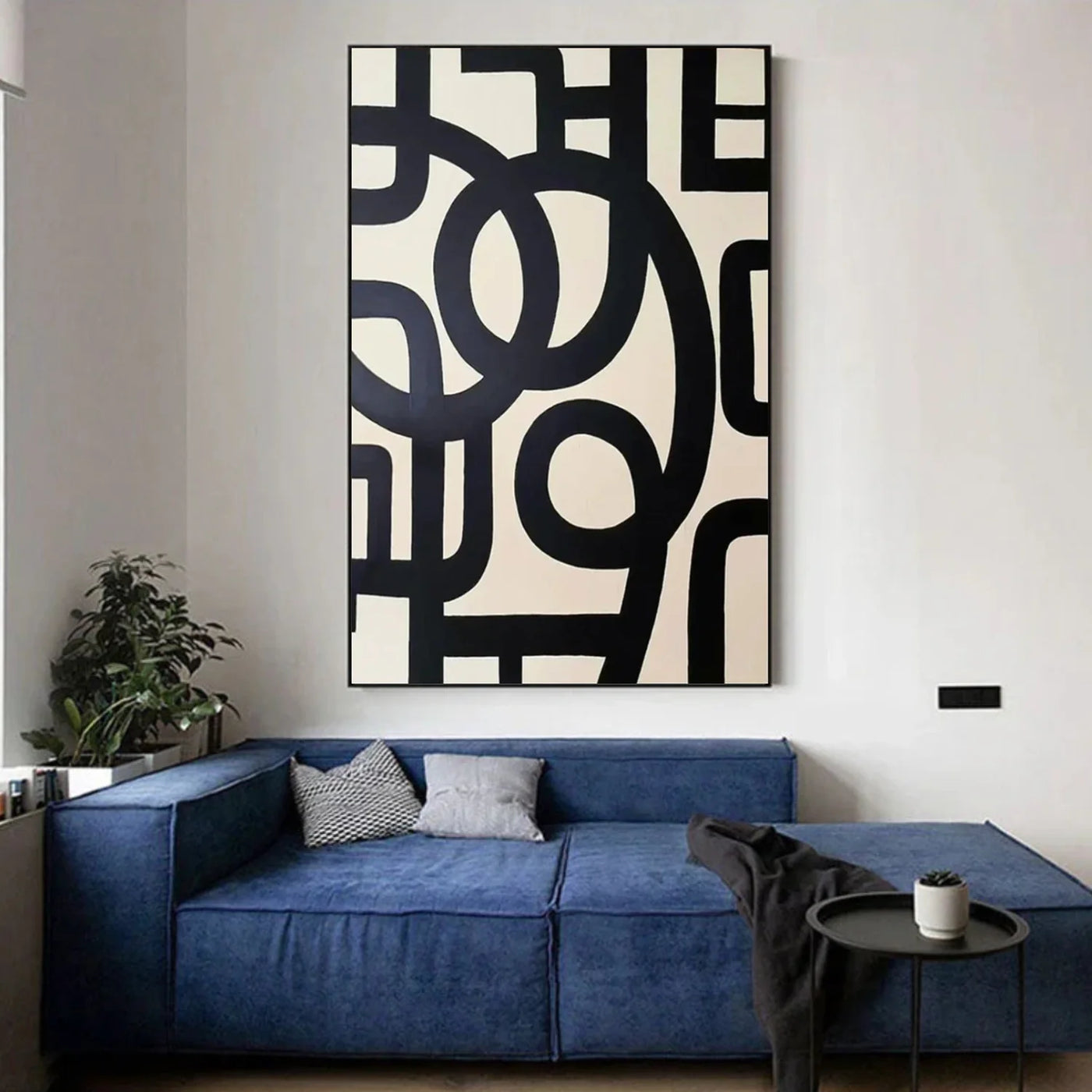Black and White Minimalist Wall Art #MT135