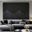 Black Mountain Textured Wall Art #MS037
