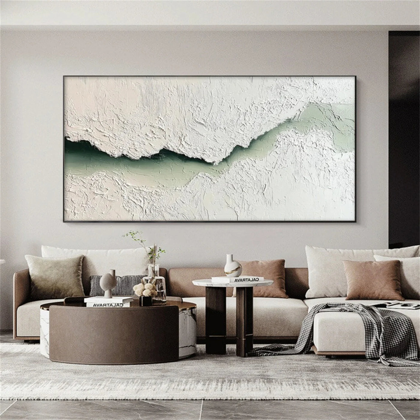 Ocean & Sky Textured Wall Art #MO080