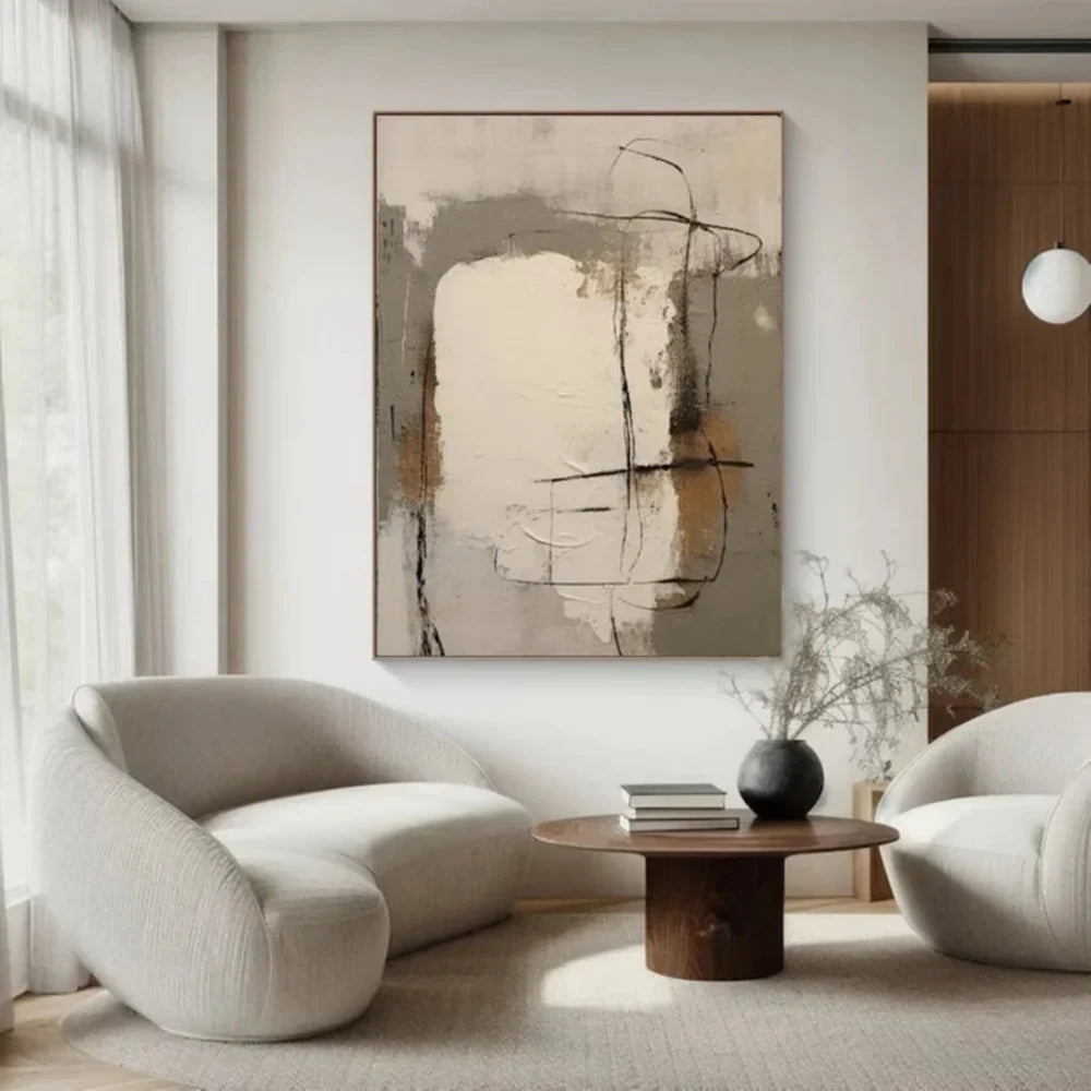 Wabi Sabi Textured Wall Art #WT014