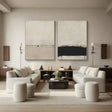 Wabi Sabi Abstract Wall Art Set of 2 #WT051