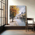 Textured Autumnal Quay | Parisian Glow