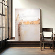 Textured Soft Strata | Cream Amber