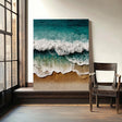 Textured Coastal Opulence | Turquoise Shores