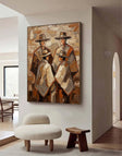 Textured Cloaked Quartet | Earthy Hues
