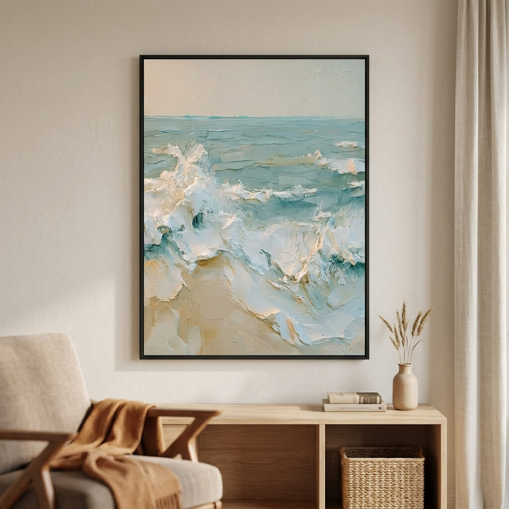 Impressionist Art | Foamy Shore Crests