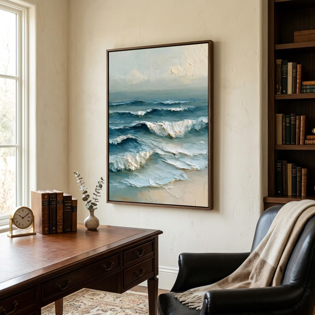 Impressionist Art | Thick Ocean Surf