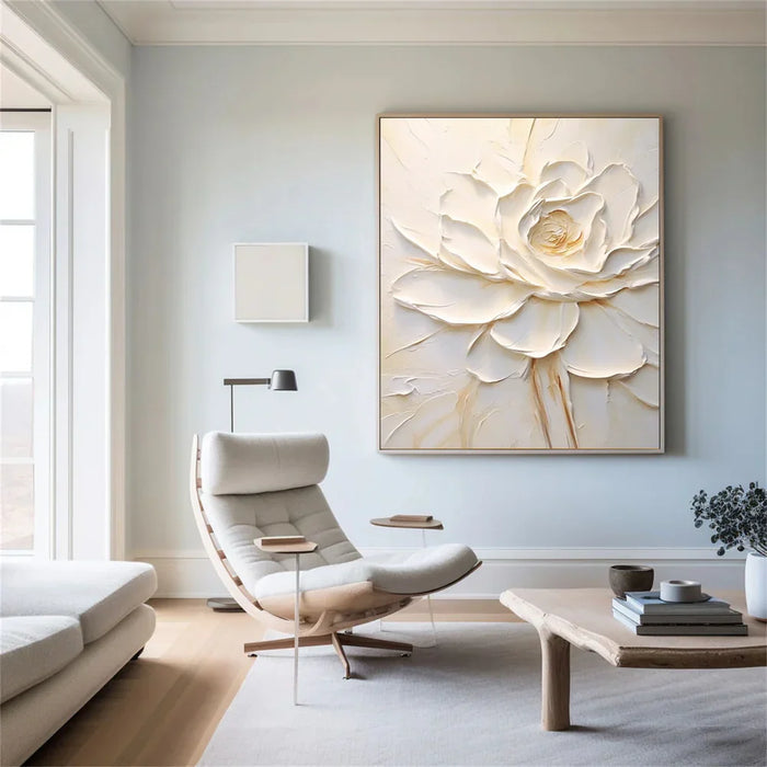 Flower & Tree Textured Abstract Wall Art #SF033
