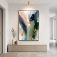 Gilded Emerald Blush | Gold Swirl