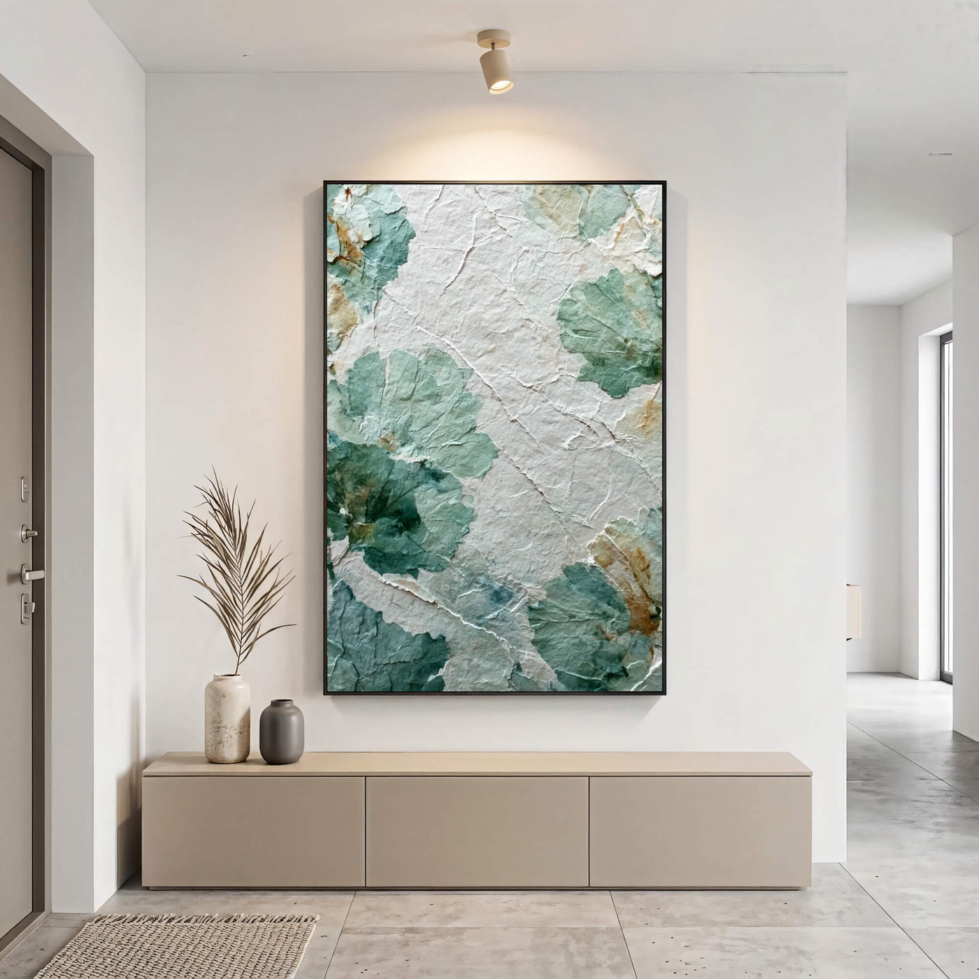 Crinkled Foliage Serene | Sage Bloom