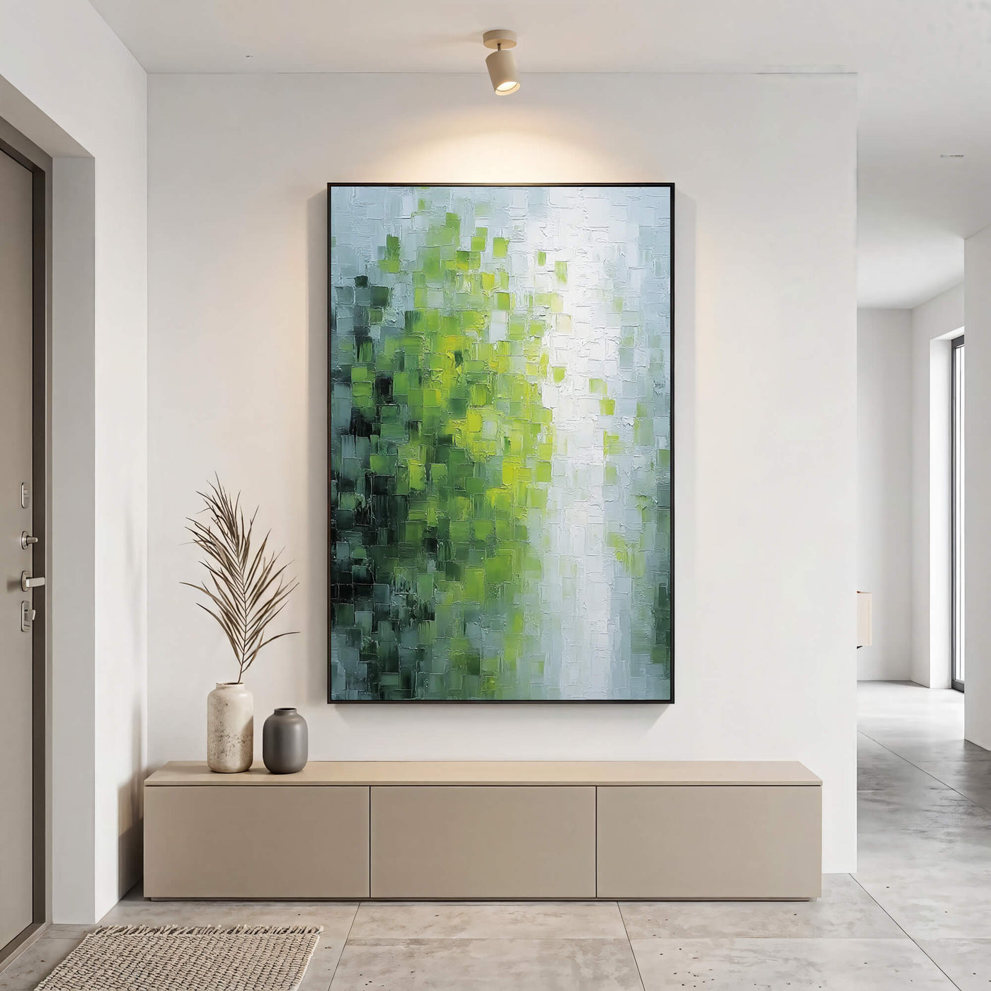 Impasto Block Glow | Lime Woods