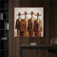 Textured Rustic Quartet | Hat Silhouettes