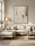 Plastered Minimal Forms | Earthy Palette