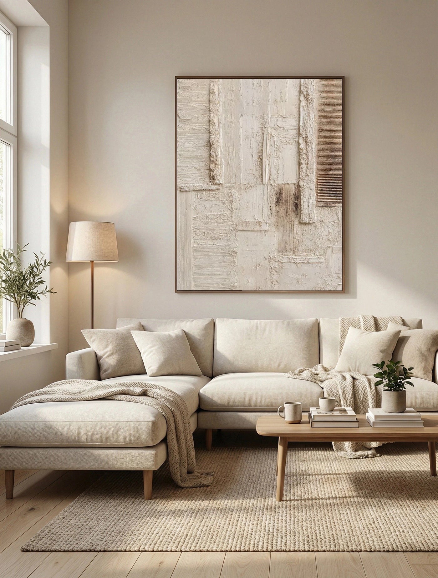 Plastered Minimal Forms | Earthy Palette