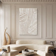 Textured Wavy Undulation | White Weave